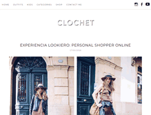 Tablet Screenshot of clochet.com